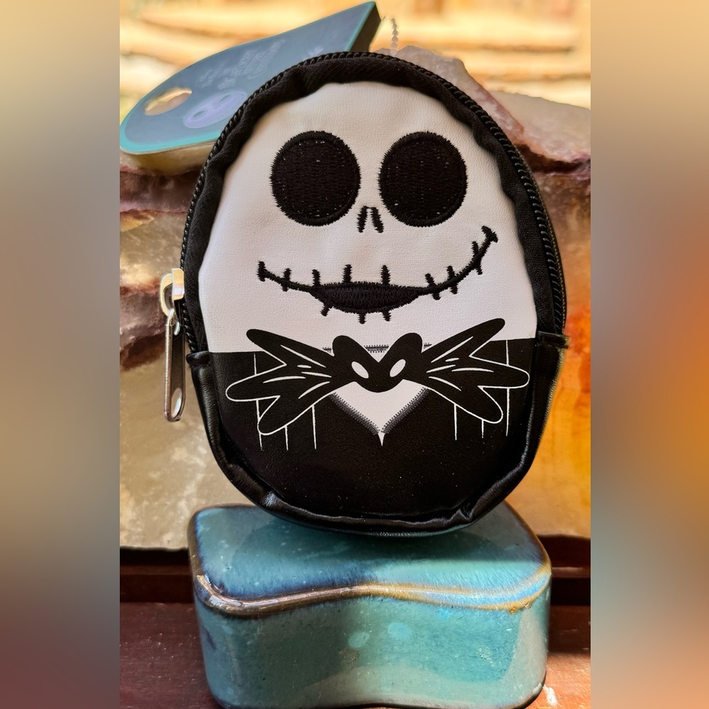Disney Jack Skellington Nightmare Before Christmas Coin Purse and Keychain